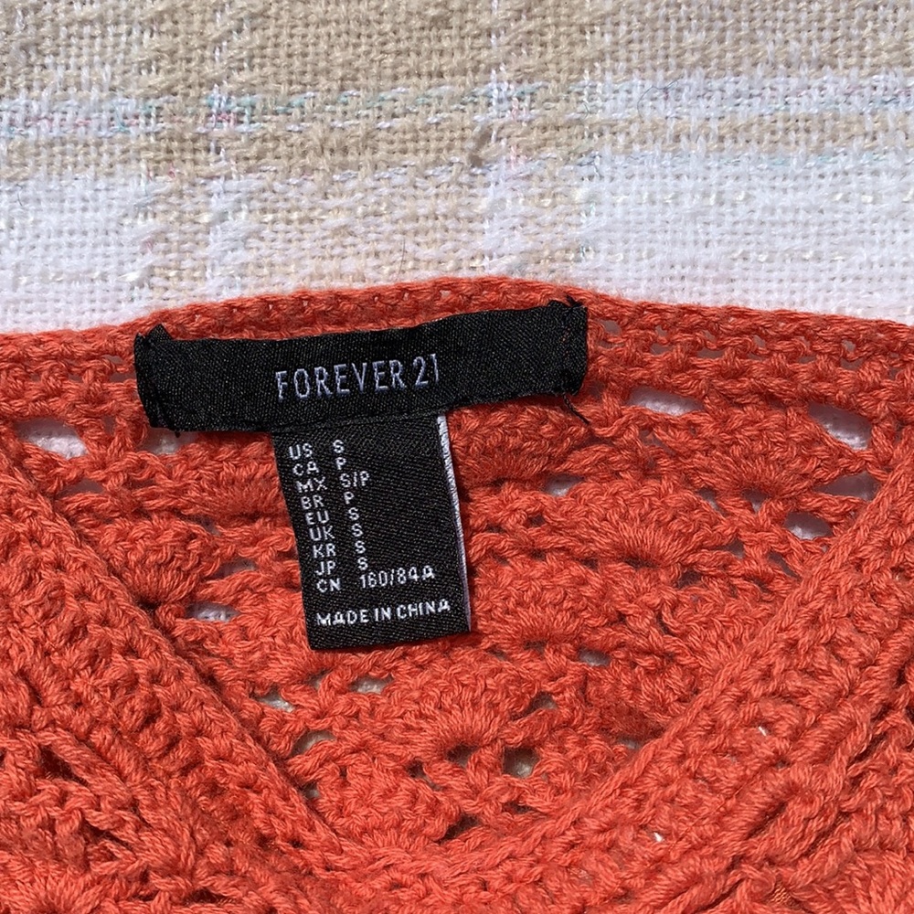 Forever 21 Crochet Knit Cropped Tank - Picture 3 of 5